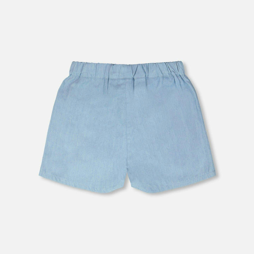 Chambray Shorts