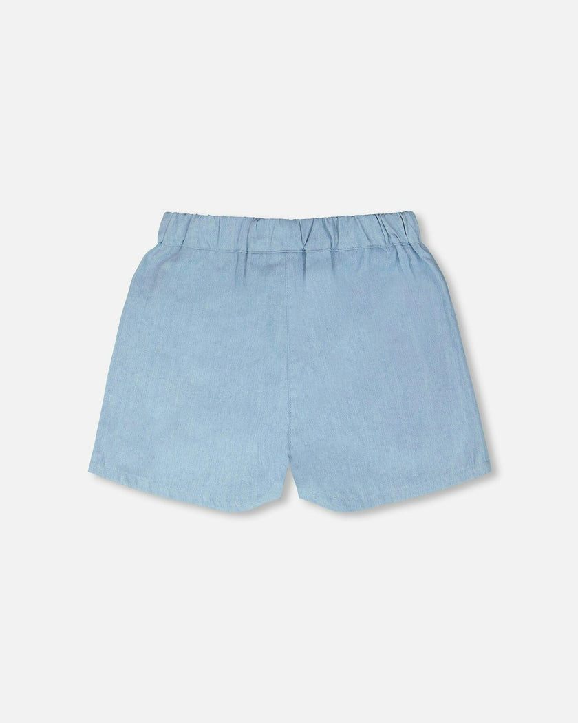 Chambray Shorts