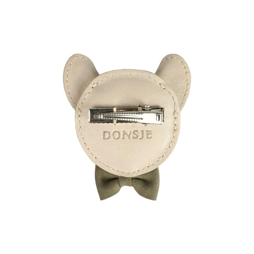 Festie Clip | Festive Lemur | Ivory Classic Leather