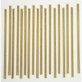 Super Skinny Gold Candles