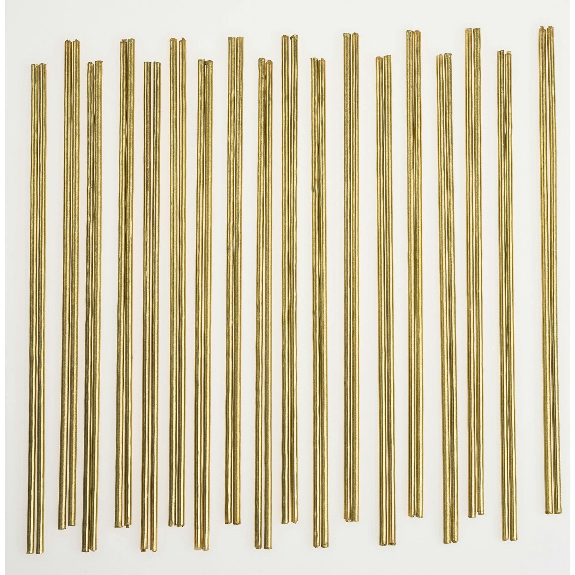 Super Skinny Gold Candles