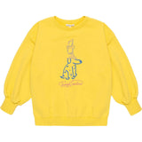 Organic Weekend Sweatshirt in Brass Yellow