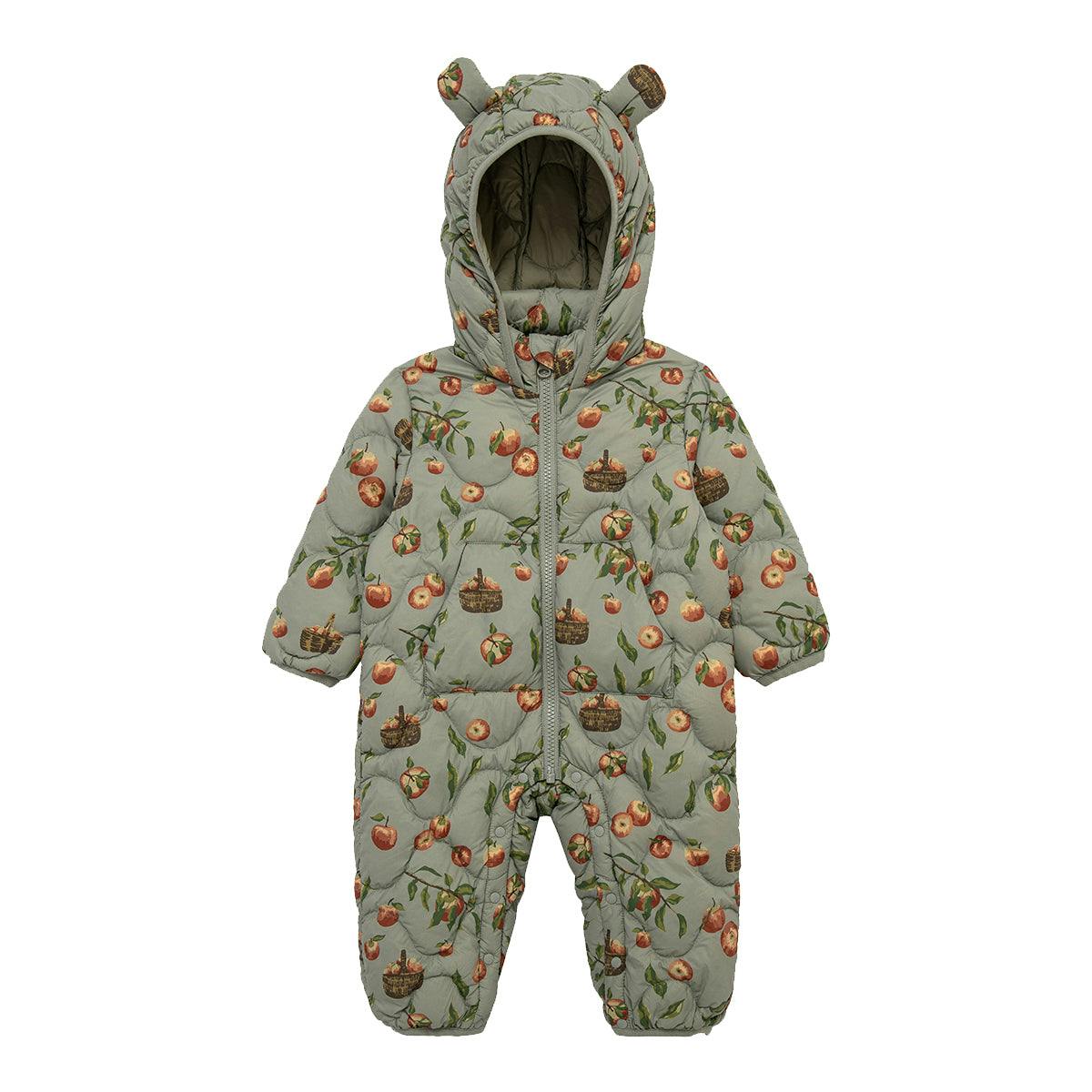 Apple Orchard Lightweight Down Hooded Jumpsuit