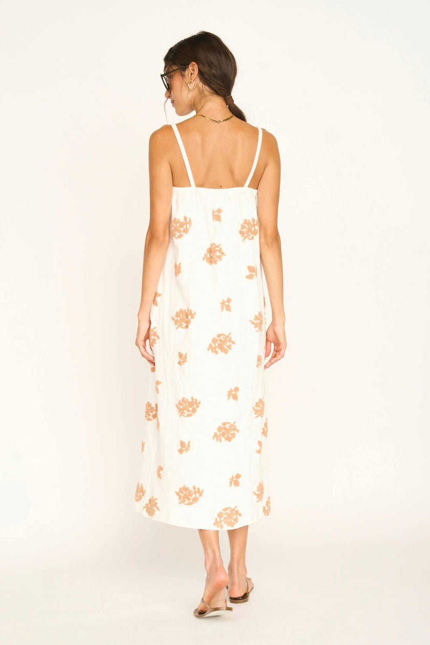 Brisbane Terry Dress in Mesa Fig
