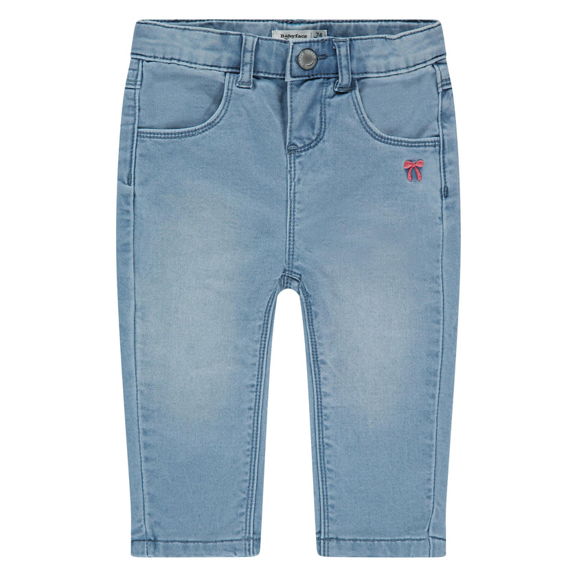 Bow Applique Denim