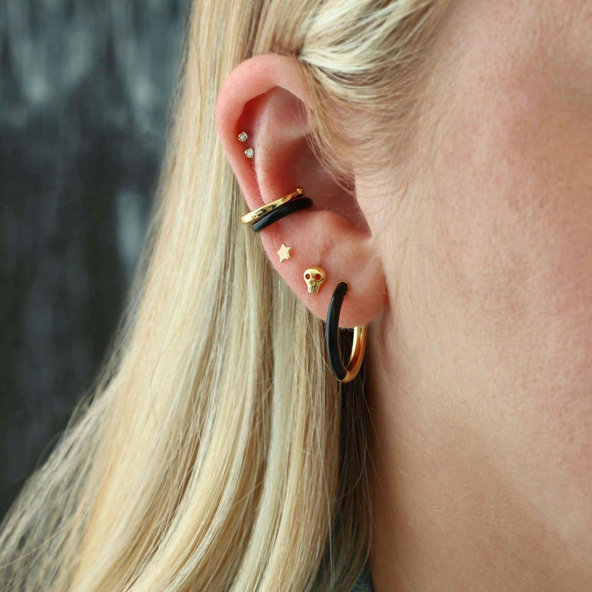 Tiny Star Stud Earrings