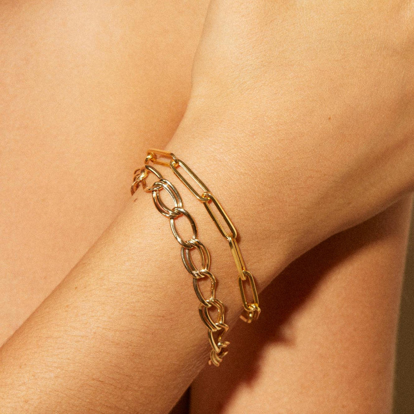 Seraphina Paperclip Chain Bracelet