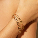 Seraphina Paperclip Chain Bracelet