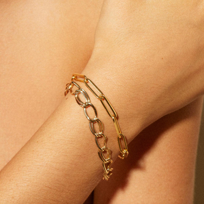 Seraphina Paperclip Chain Bracelet