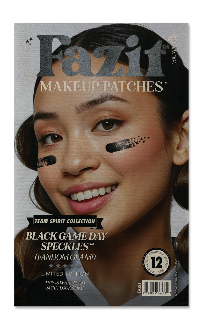 Black Game Day Speckles