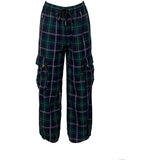 Nicole Cargo Pants in Nocturne Plaid