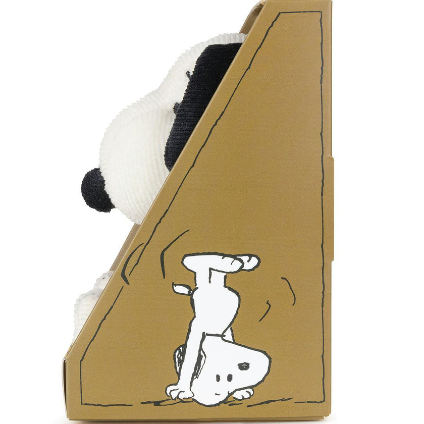 Plush PEANUTS SNOOPY Mini Corduroy Cream in Giftbox 7"