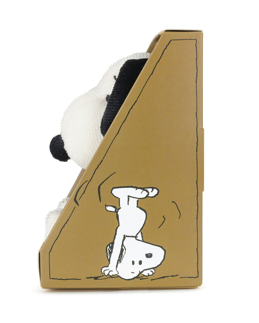 Plush PEANUTS SNOOPY Mini Corduroy Cream in Giftbox 7"