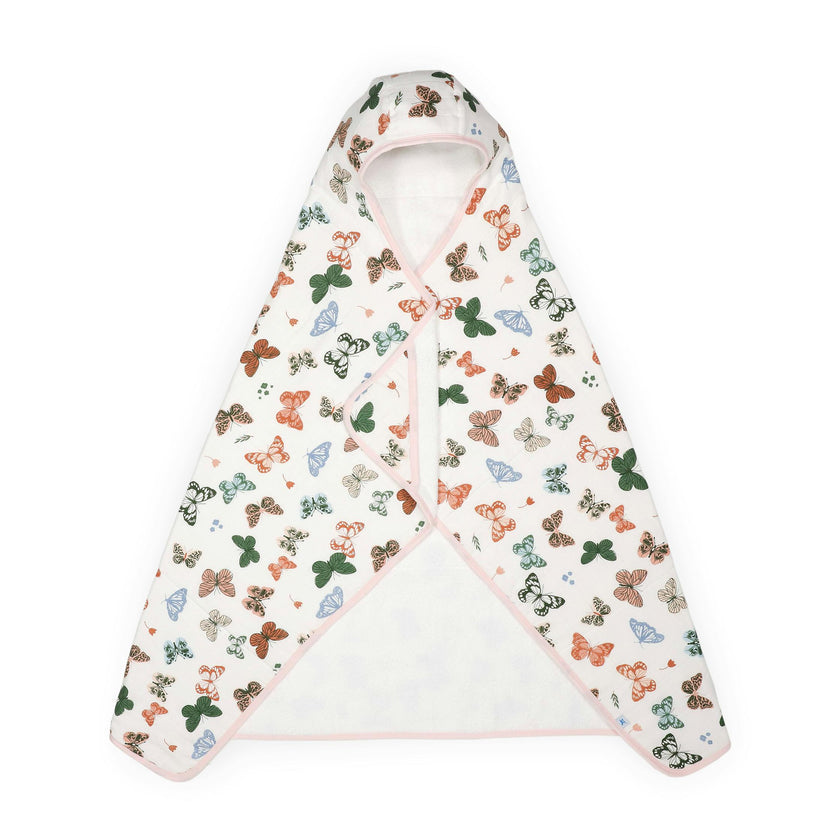 Toddler Hooded Towel - Butterflies