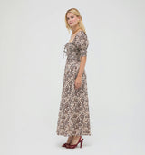 The Malene Nap Dress -  Chedworth Paisley Brown