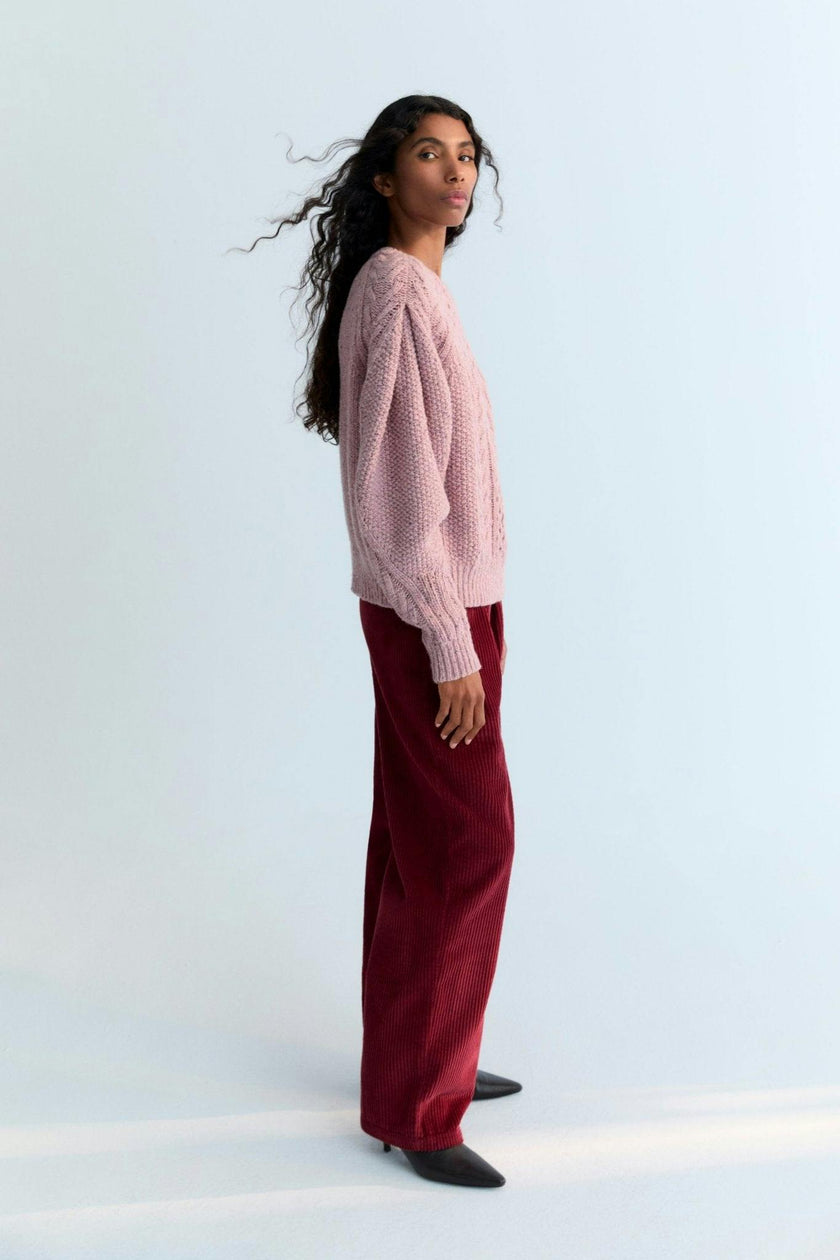 Nicol Woman Pant Plum Fantasy