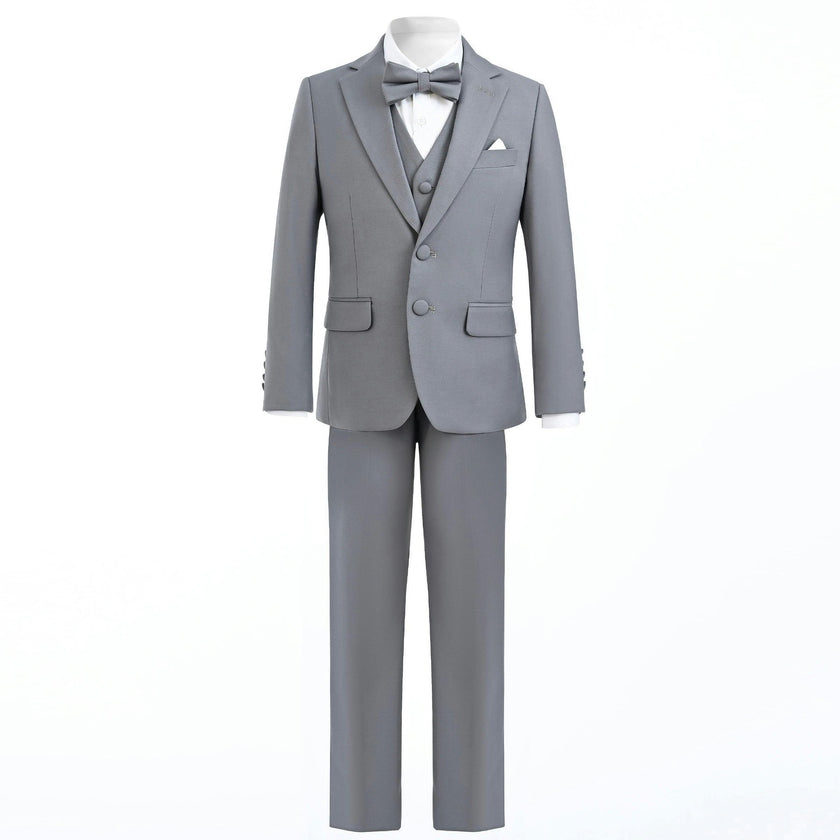 Light Gray Peak Lapel Tuxedo Set