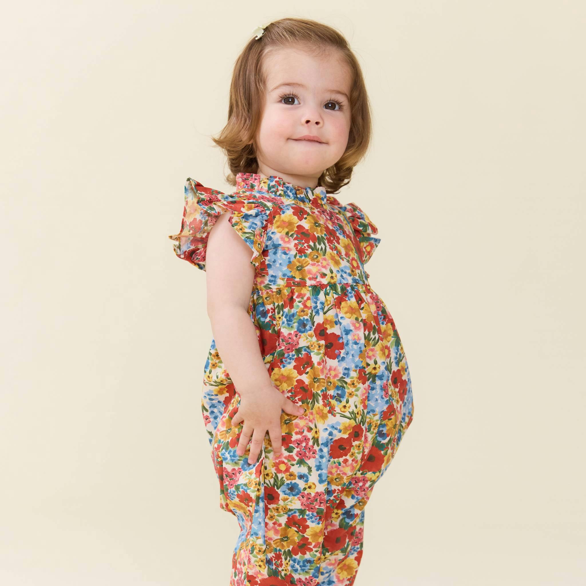 Baby Girls Jennifer Jumper - Watercolor Meadow
