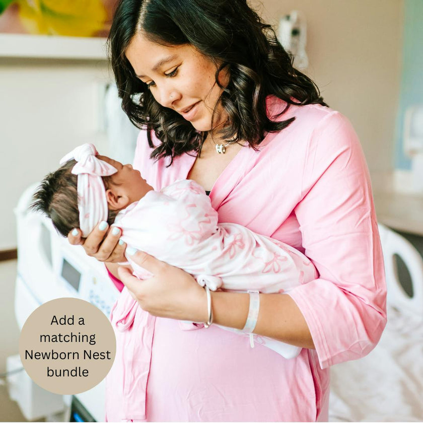 Mommy Robe - Solid Pink