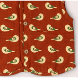 Spring Birds Spring Gilet, Red