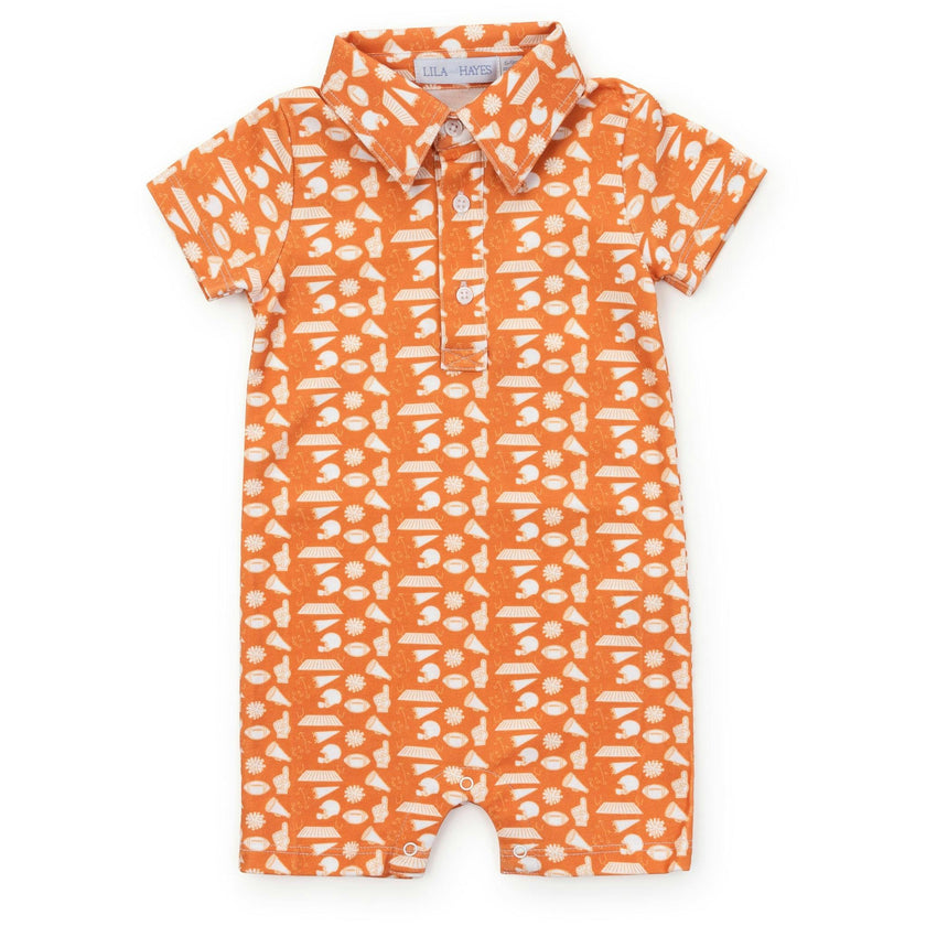 Tripp Boys' Polo Shortall - Pep Rally Orange