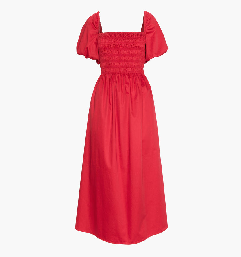 The Julia Dress - Carmine Red