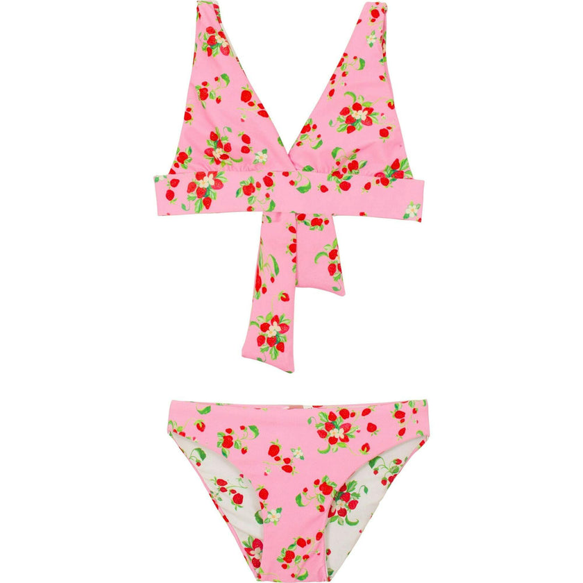 Strawberry Aliie Reversible Halter Bikini, Prints