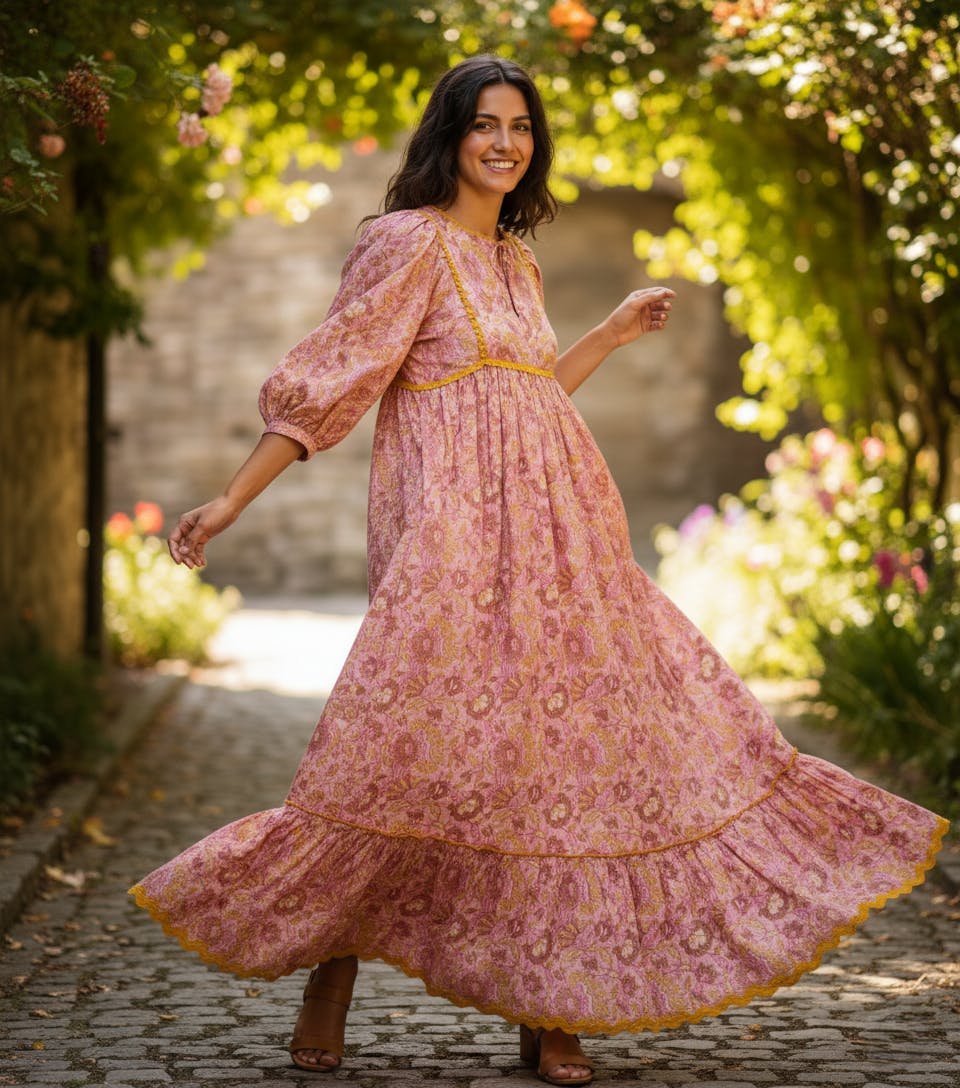 Mary Dress Pink
