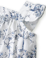 Girl's Twill Clara Short Set in Timeless Toile