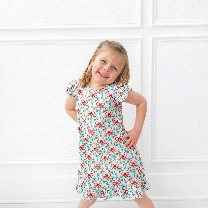 Strawberry Bows Bamboo Dress