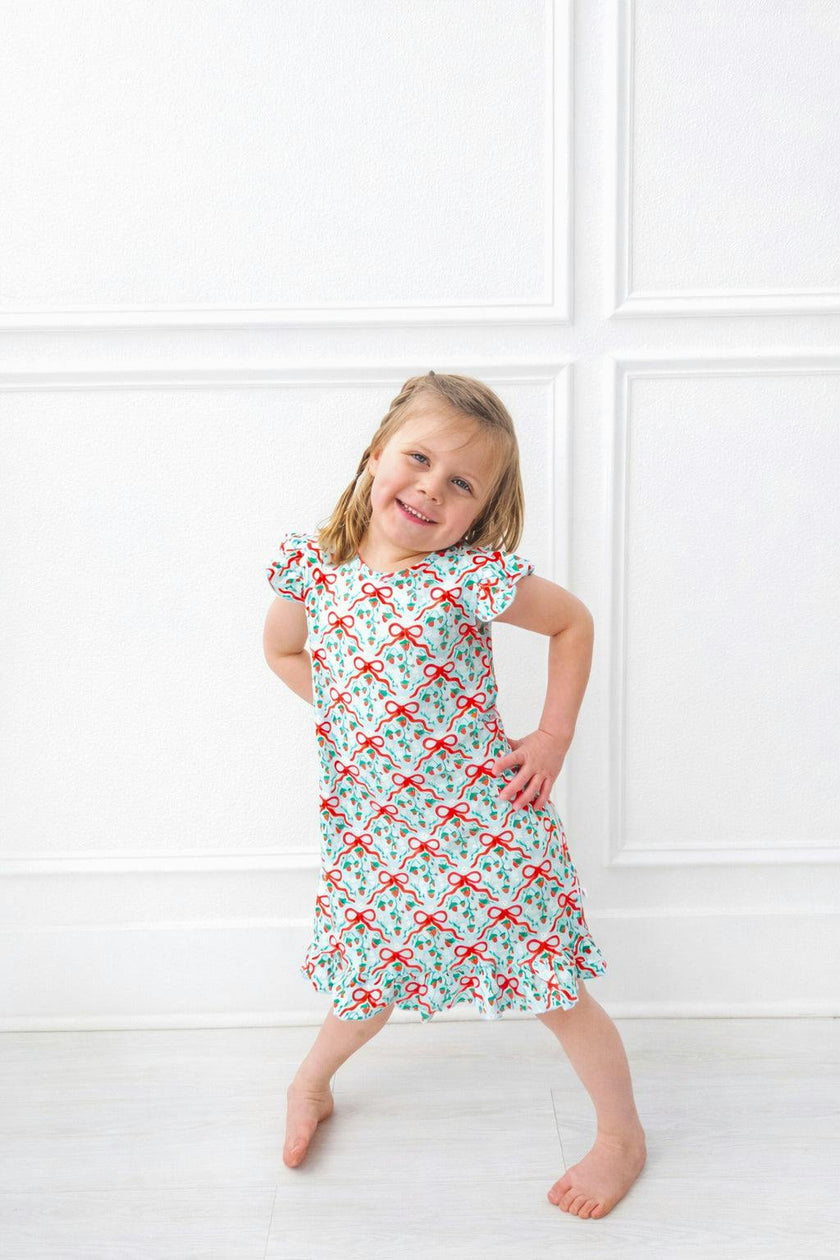 Strawberry Bows Bamboo Dress