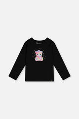 Raglan Organic Cotton T-Shirt Black
