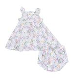 Magnolias - Paperbag Ruffle Sundress with Bloomer