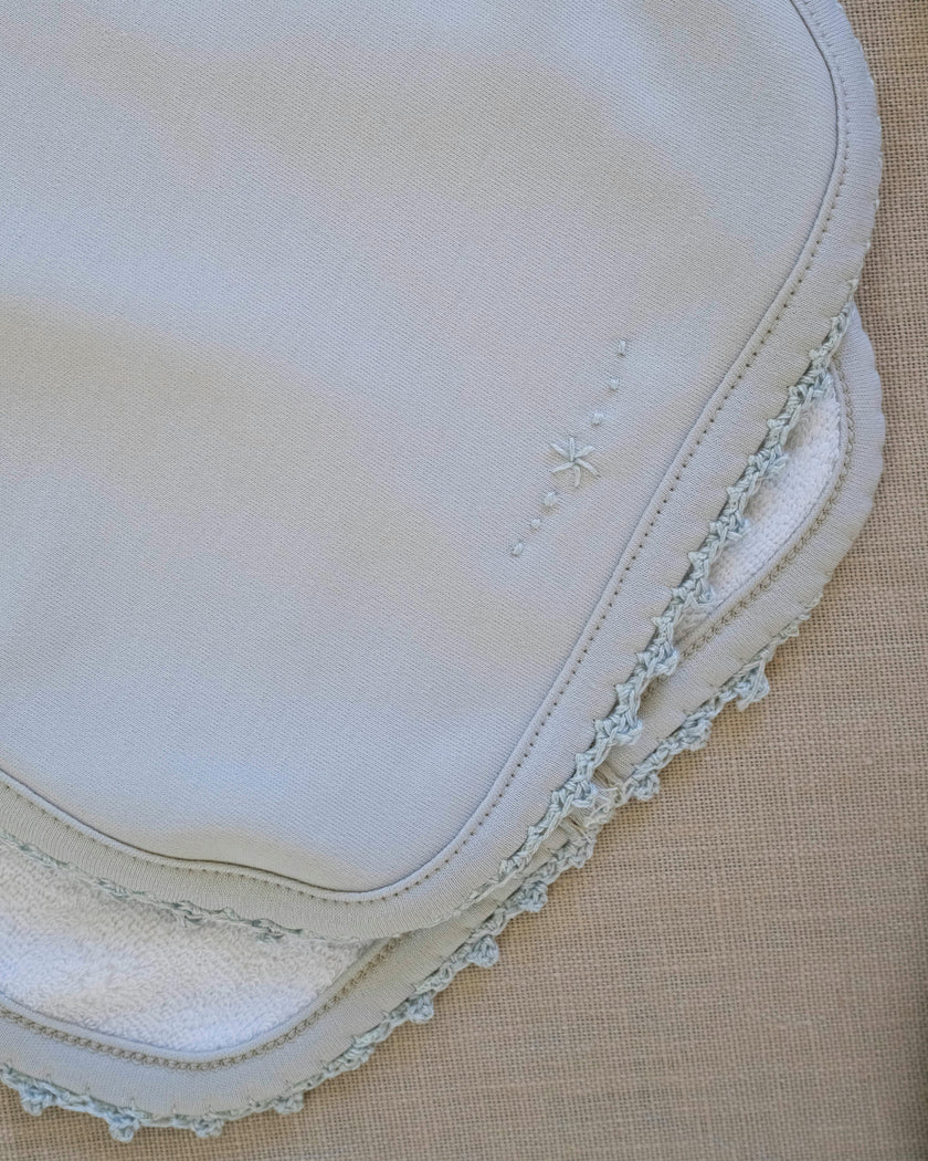 Bib/Mittens/Burp Cloth Set
