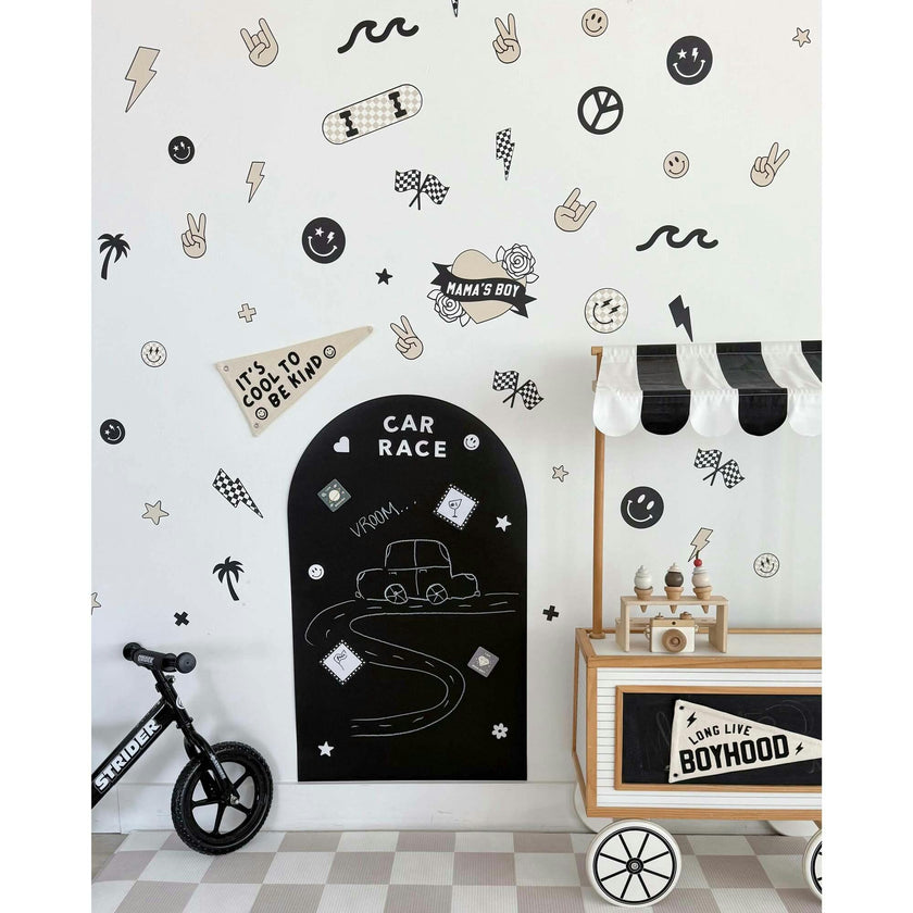 Peel & Stick Fabric Wall Stickers