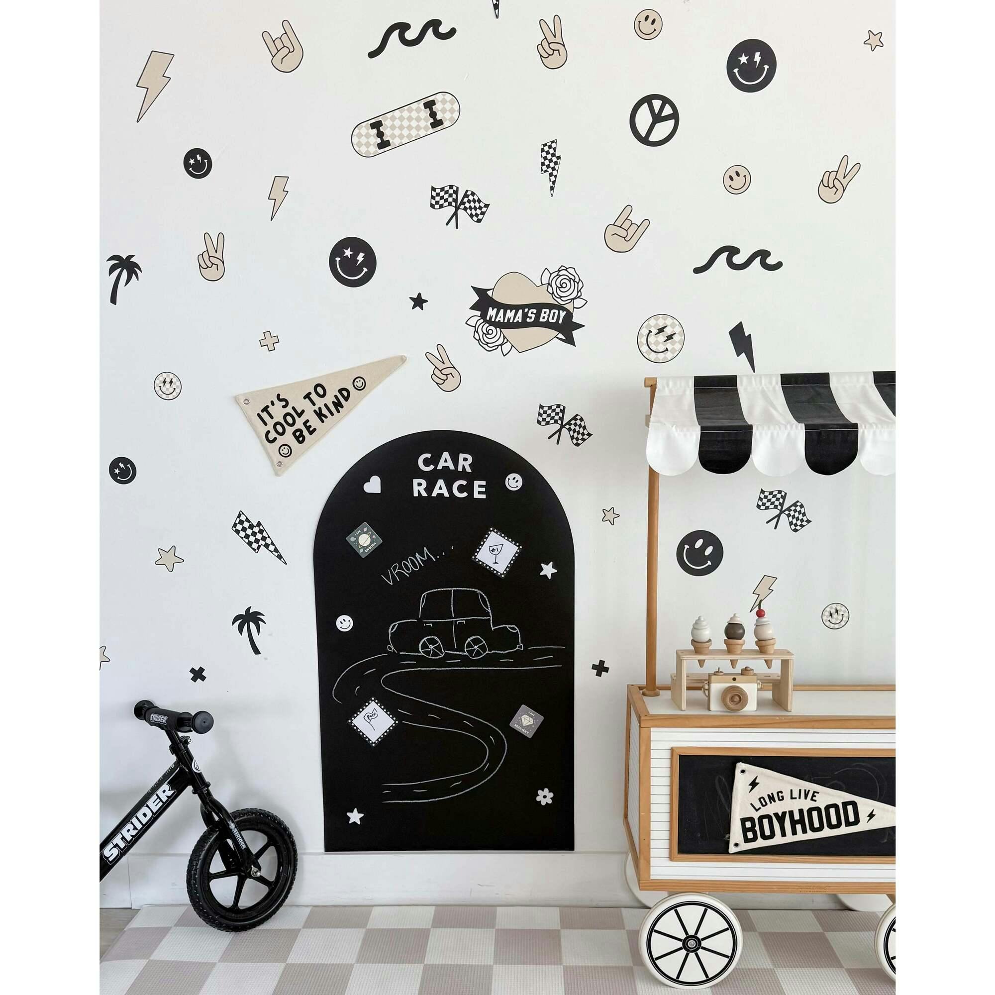 Peel & Stick Fabric Wall Stickers