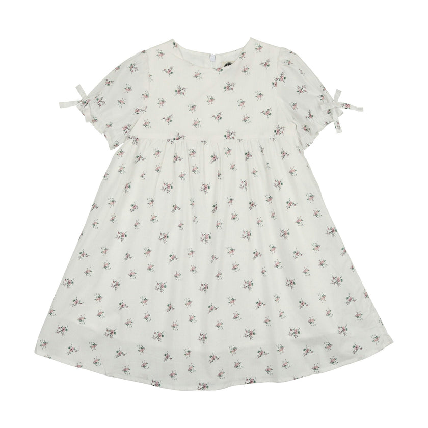 Rose Dot Short Sleeve Dress