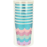 Mermaid Scalloped Fringe Cups
