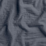 Oasis Crinkled Comfort Pillowcase Set – Set of 2 (Midnight Tide)