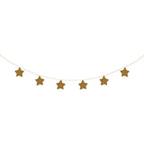 Gold Knitted Star Garland