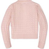 Organic Classic Cable Cardigan Sweater, Pink