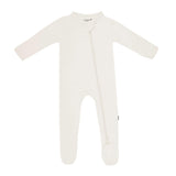 Zippered Footie in Oat