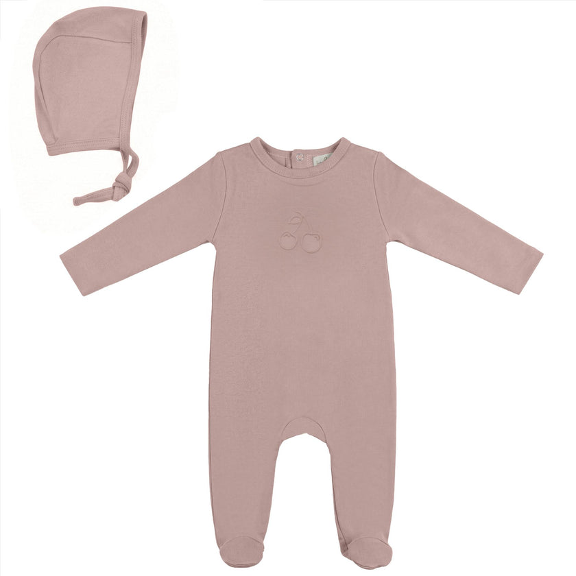 Embossed Cherry Onesie