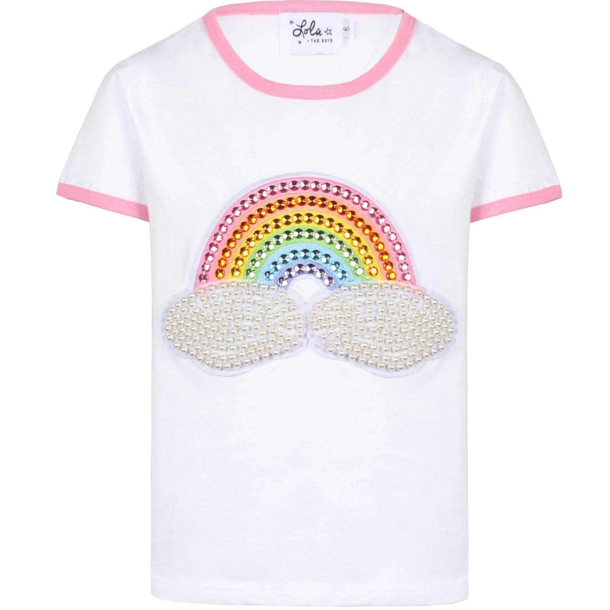 Rainbow Pearl Patch T shirt