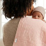 RILEY 5-Pack Crinkle Muslin Burp Cloths