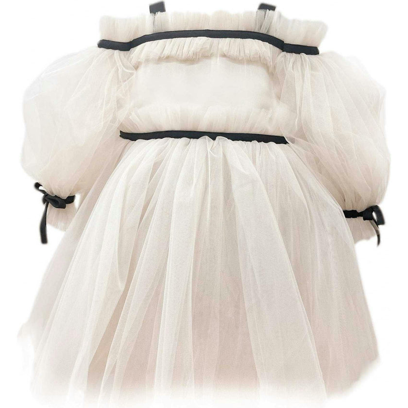 Coco-Caramel Tulle Dress