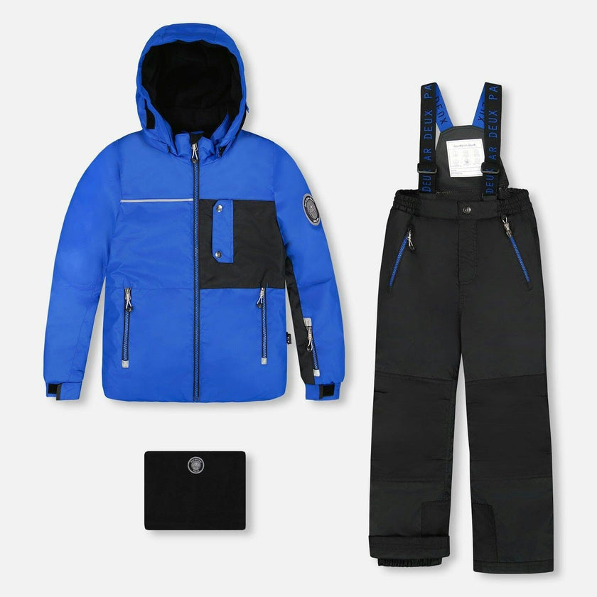 Two-Piece Play Snowsuit with Contrast Jacket