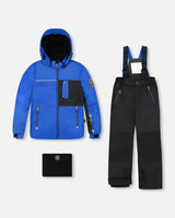 Two-Piece Play Snowsuit with Contrast Jacket