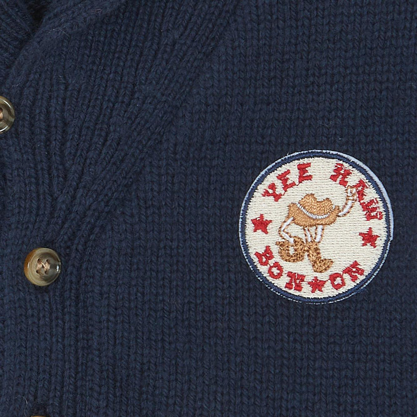 Hubert Collared Baby Cardigan
