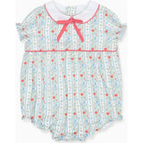 Ivory Rose Stripe Xana Baby Girl Romper